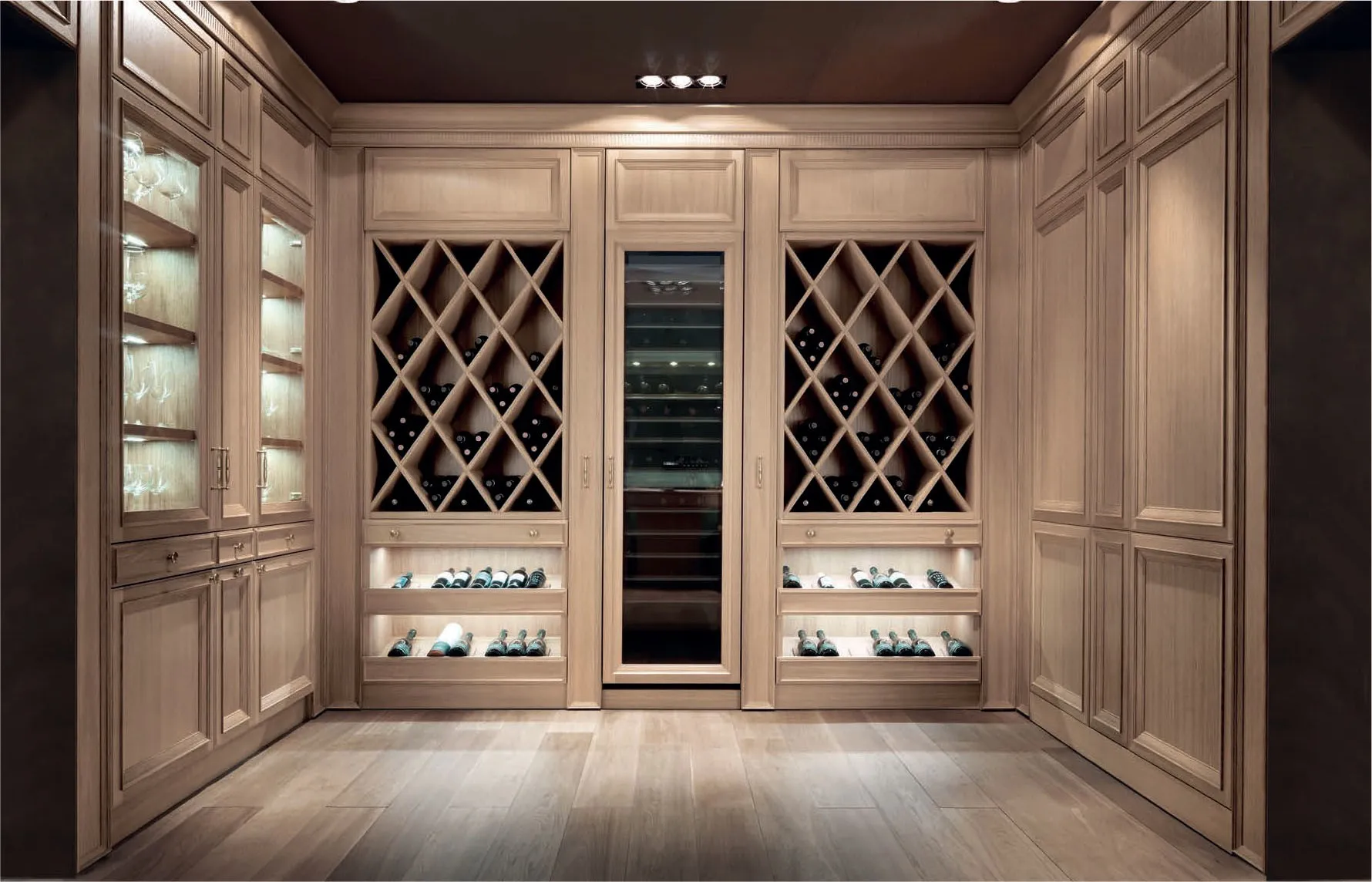 Castagna Cucine - Tuscany wine cellar