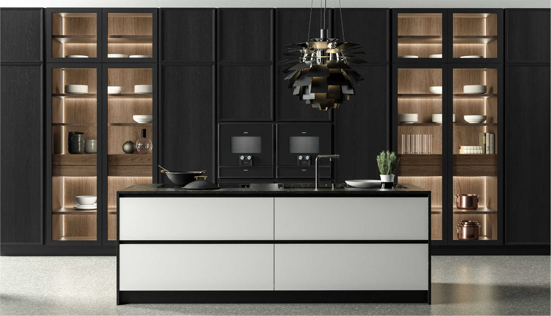 castagna-cucine-deco14 Castagna Cucine - Déco kitchen in metal and wood