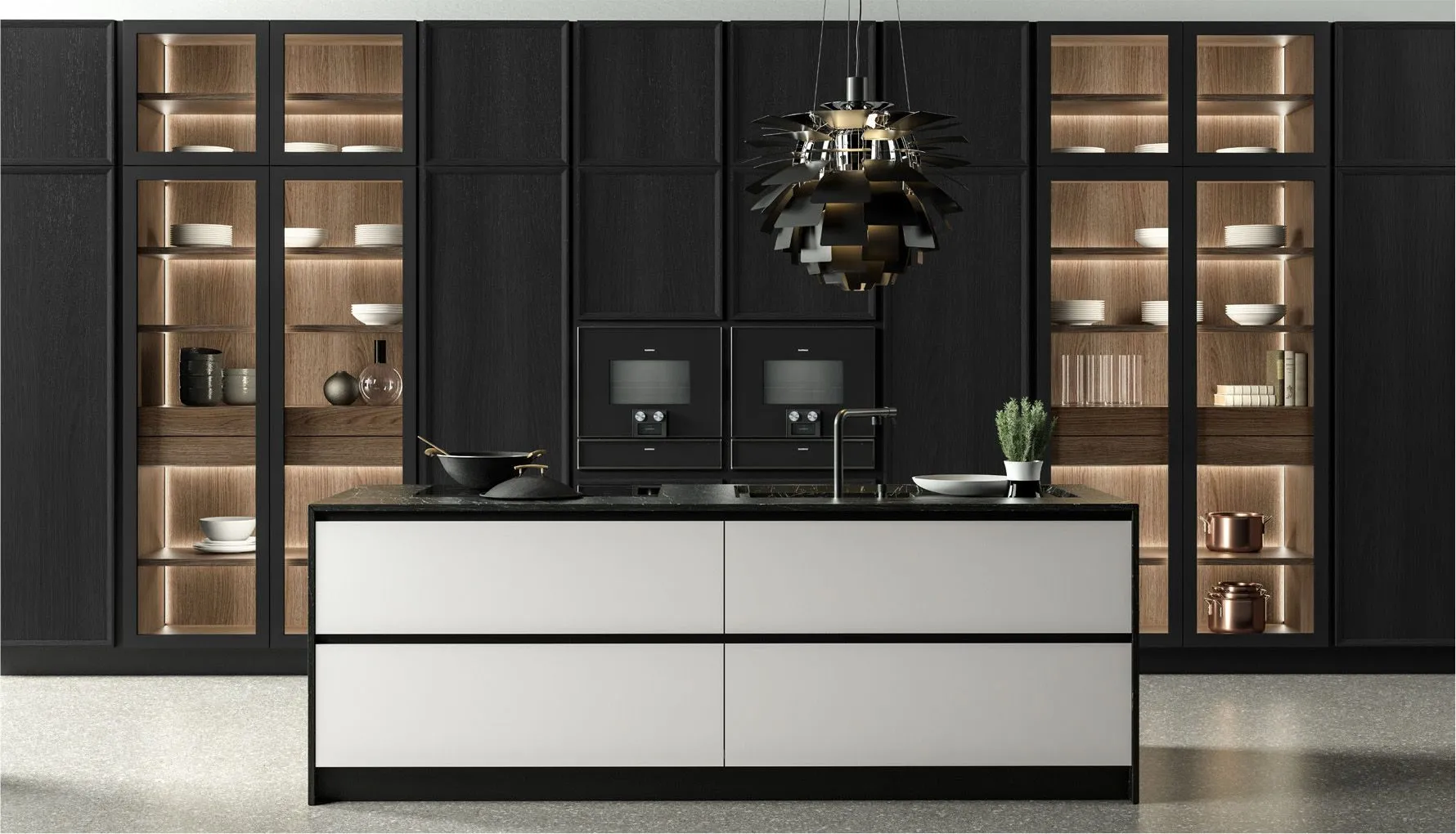 Castagna Cucine - Déco kitchen in metal and wood