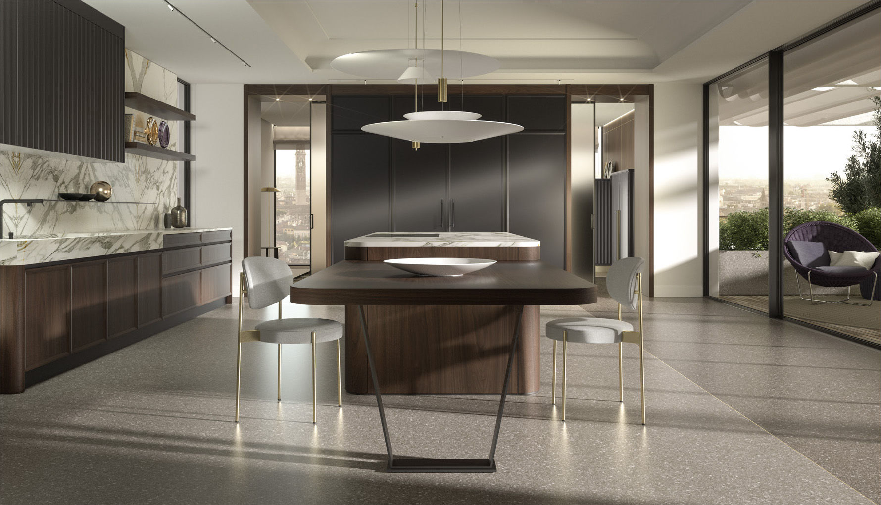 castagna-cucine-deco04 Castagna Cucine - Déco kitchen in metal and wood