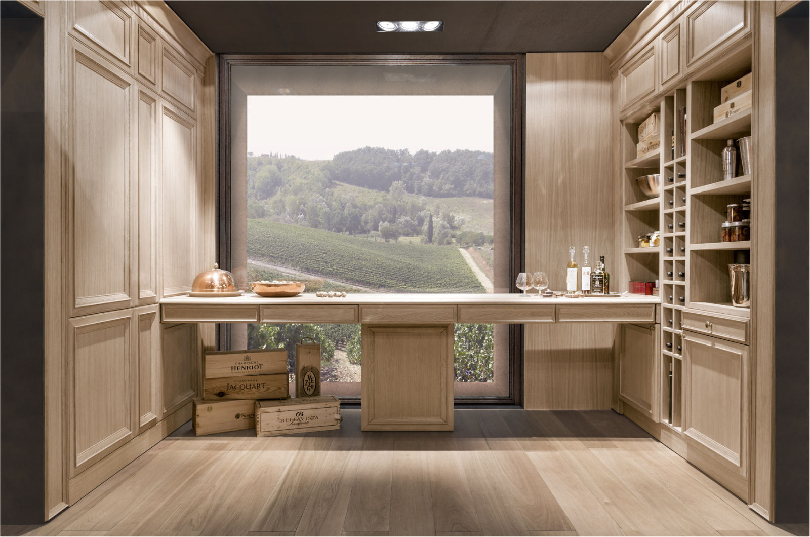 Castagna Cucine - Tuscany wine cellar