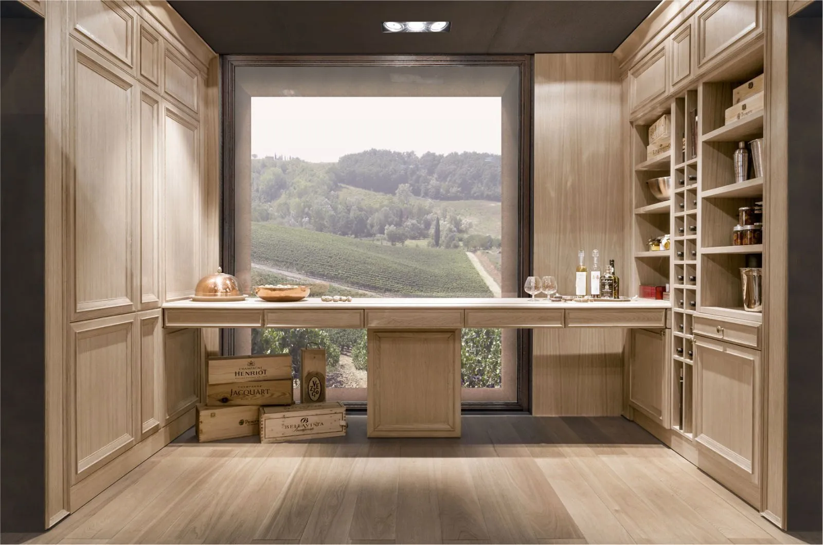 Castagna Cucine - Tuscany wine cellar